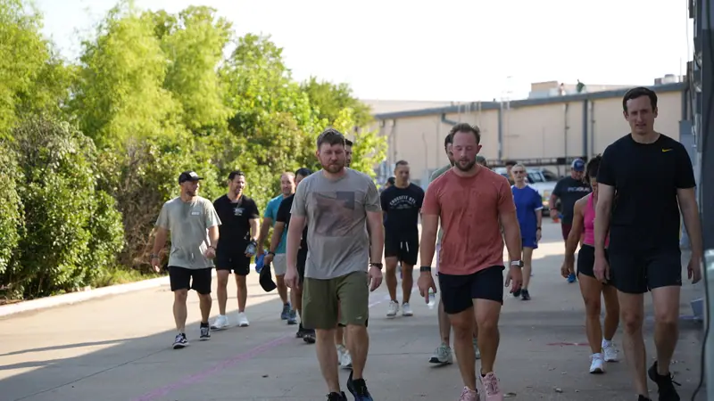 CrossFit OTL members training in class