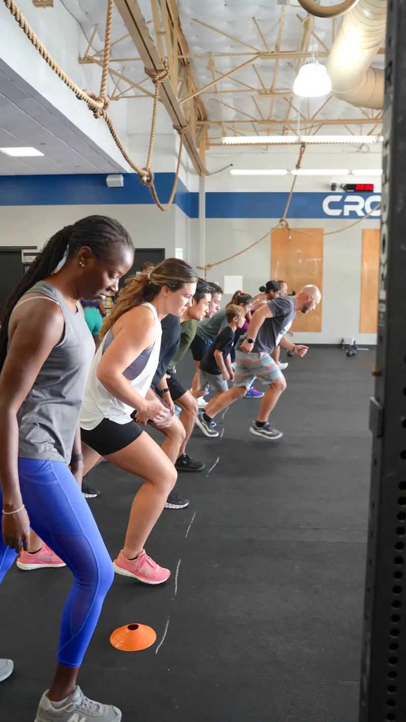 CrossFit OTL members training in class